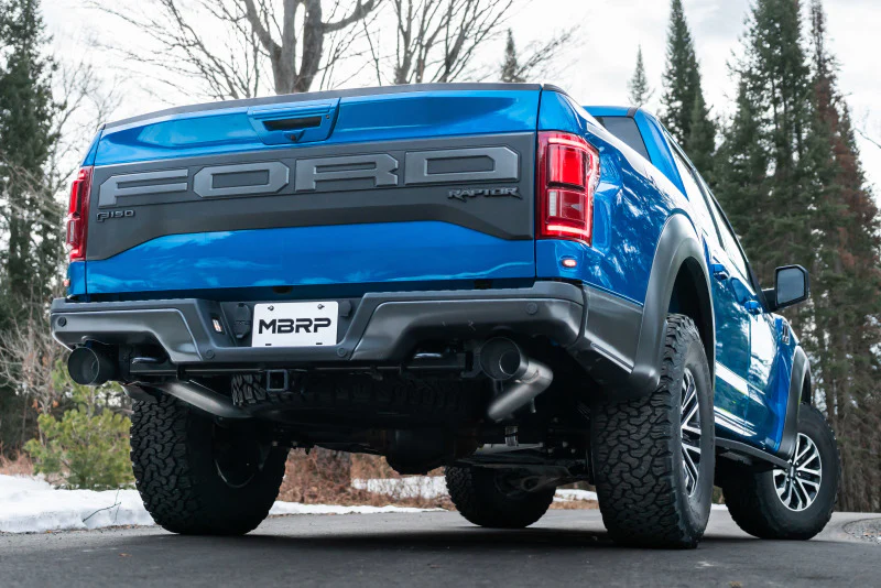 MBRP 17-20 Ford F-150 Raptor 3.5L Ecoboost Dual Rear Exit T409 3in Resonator Back Exhaust System - Image 7