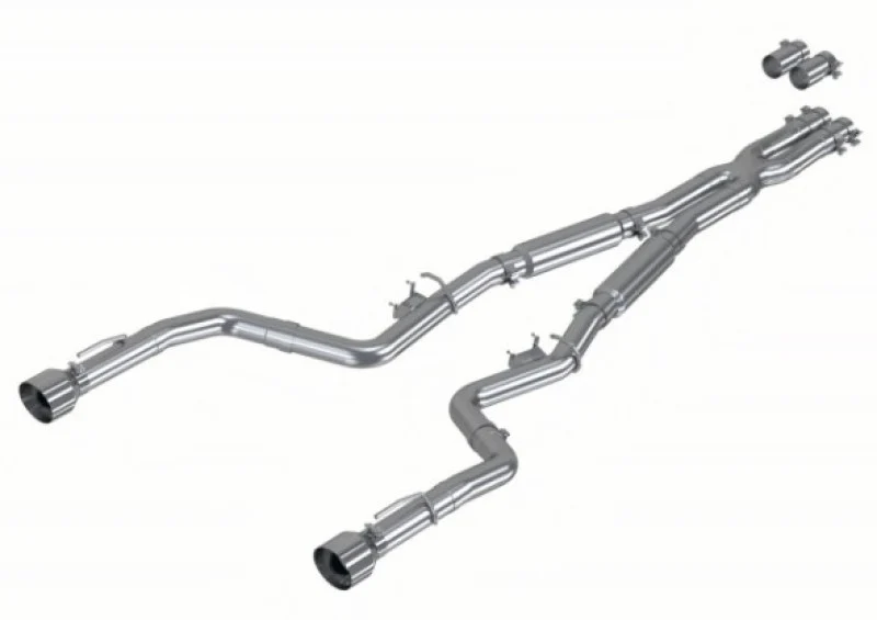 MBRP 17-21 Charger 5.7L 3in Dual Rear Exit Aluminized Catback Exhaust - Image 6