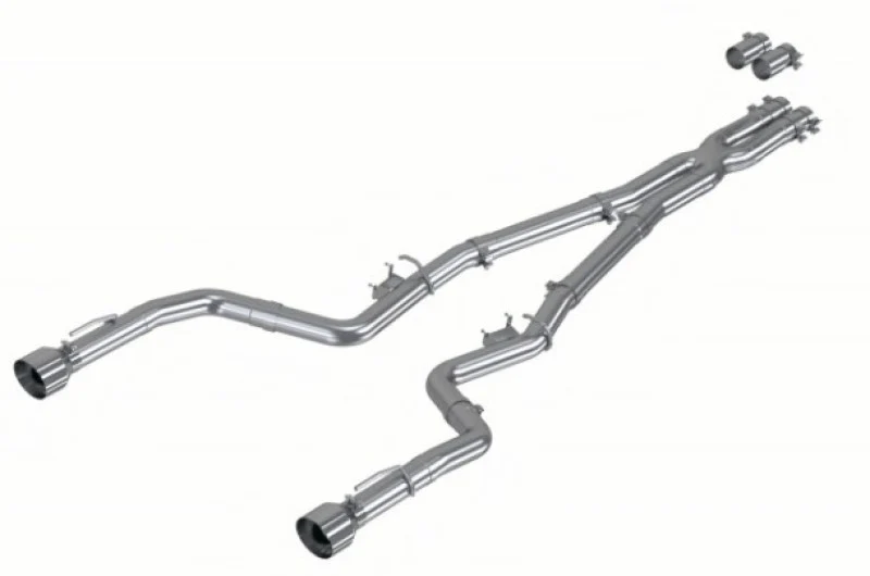 MBRP 17-21 Charger 5.7L/6.2L/6.4L 3in Race Profile Cat-Back w/ Dual Tips Aluminized Steel Exhaust - Image 6