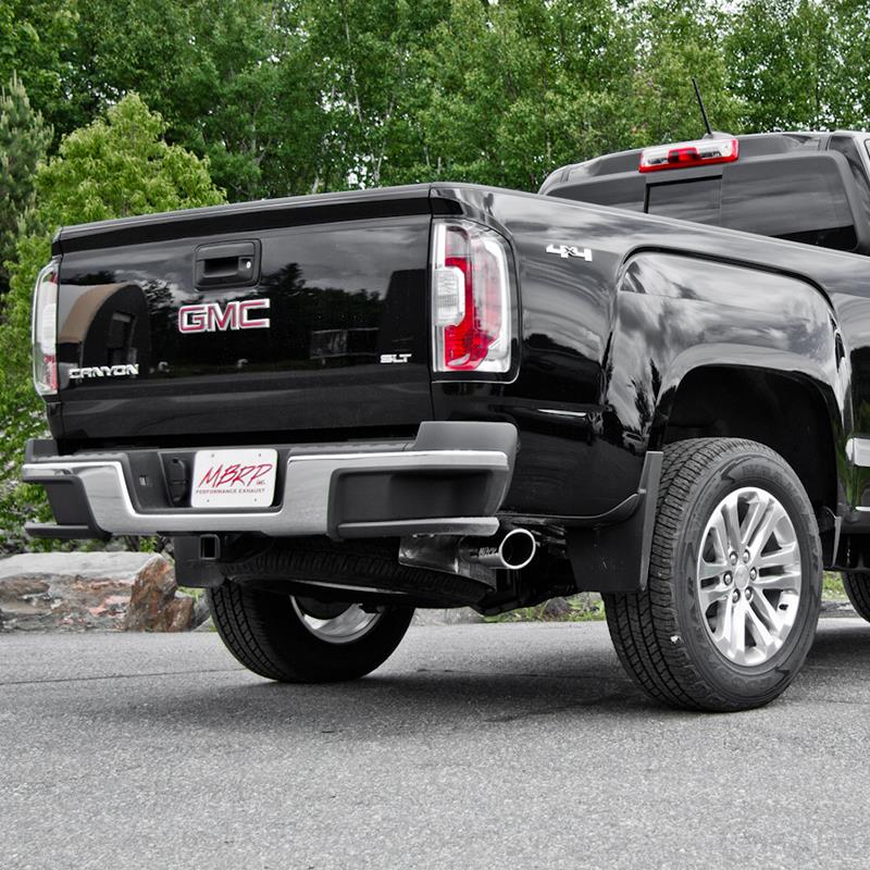 MBRP 17+ Chevrolet Colorado 2.5L/3.6L 3in Cat Back Single Side Exit w/ 4in Tip - T304 - Image 3