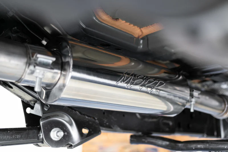 MBRP 18-20 Jeep Wrangler JL 2.5in Single Rear Exit Cat Back Exhaust - T304 - Image 2