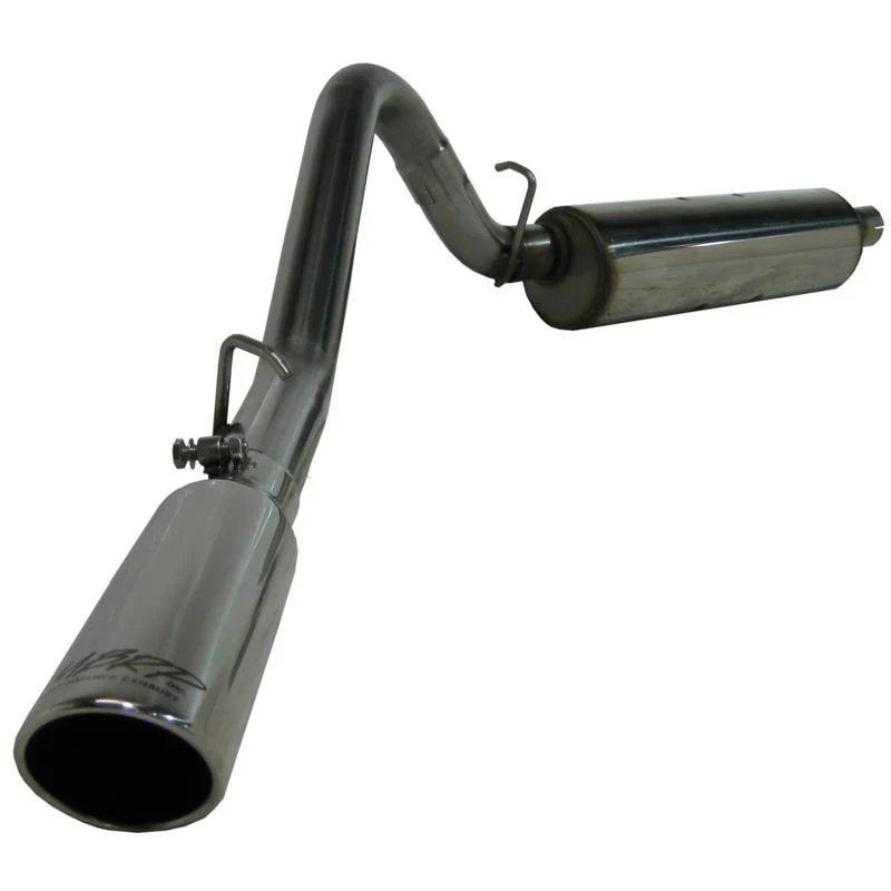 MBRP 1997-1999 Jeep Wrangler (TJ) Inline-4 2.5L Inline-6 4.0L Cat Back Single - Image 3