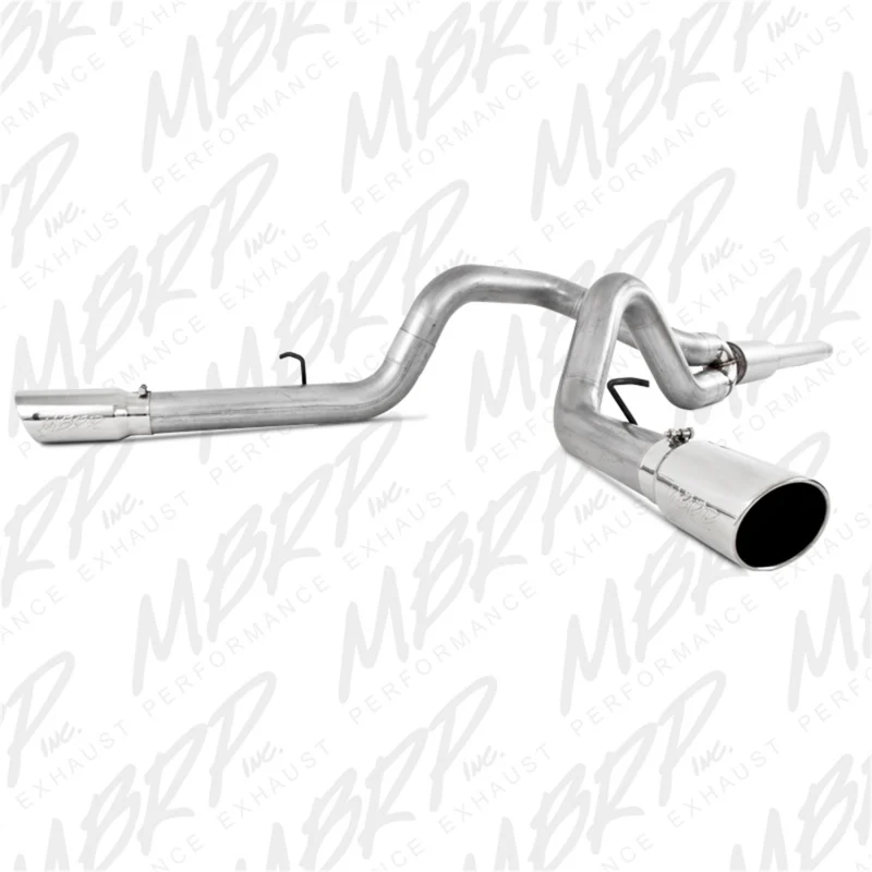 MBRP 1999-2004 Ford F-250/350 V-10 Cat Back 4 Dual Split Side - Image 4