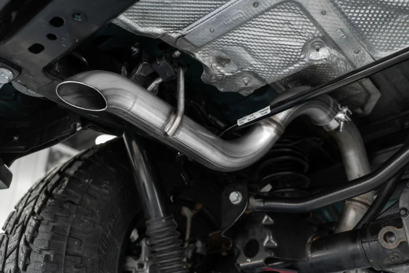 MBRP 2.5in Axle Back Muffler Bypass Pipe 18-20 Jeep Wrangler JL 2DR/4DR 3.6L T409 - Image 4