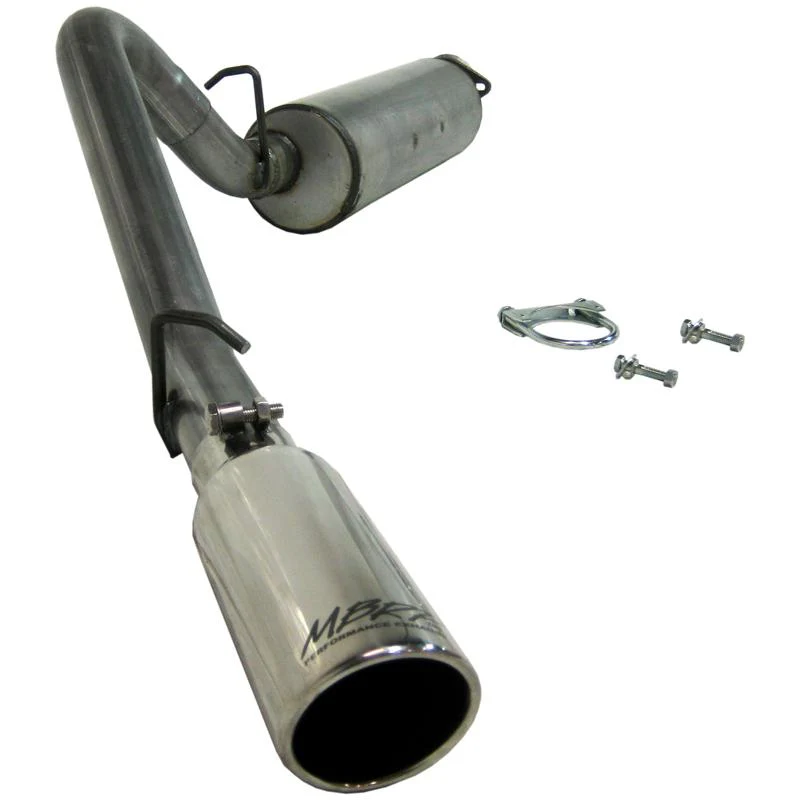 MBRP 2000-2006 Jeep Wrangler (JK) Inline-4 2.5L Inline-6 4.0L Cat Back Single Side - Image 3