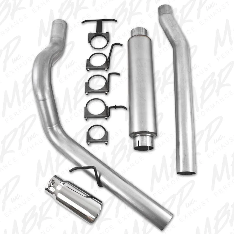 MBRP 2003-2007 Ford F-250/350 6.0L EC/CC Cat Back Single Side (Stock Cat) - Image 3
