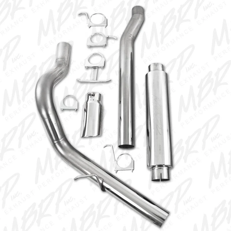 MBRP 2003-2007 Ford F-250/350 6.0L EC/CC Cat Back Single Side (Stock Cat) - Image 3