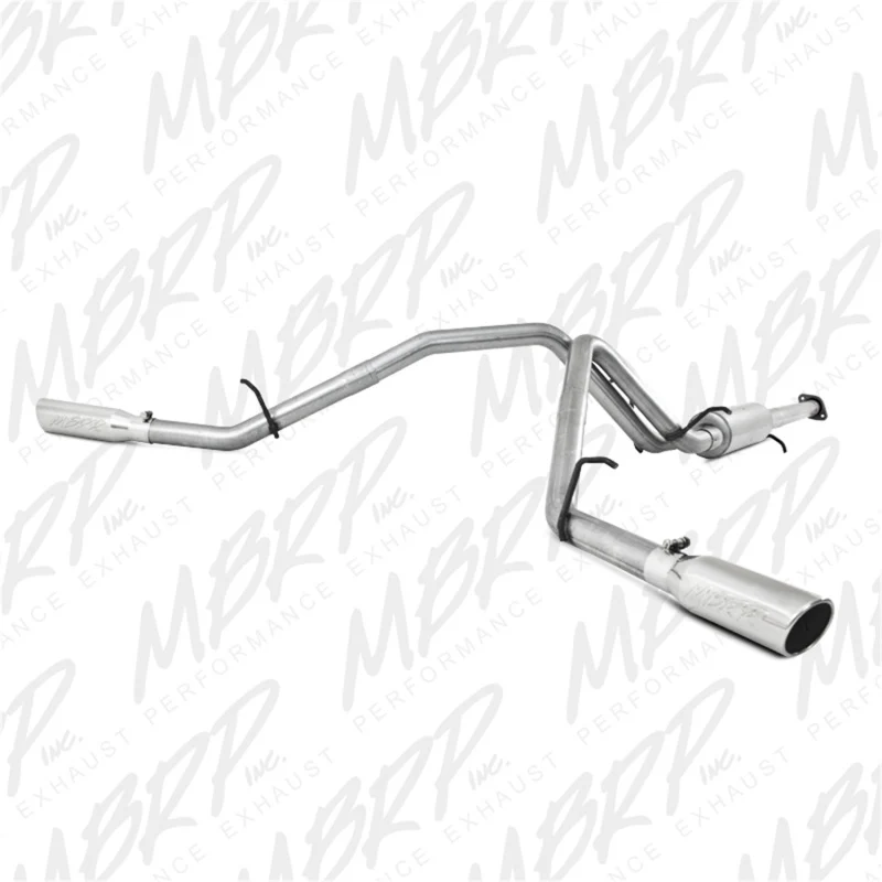 MBRP 2007-2008 Chev/GMC 1500 (Next Gen.) CC EC (excl. 8 bed) 4.8/5.3L/6.0L Cat Back Dual Split - Image 3