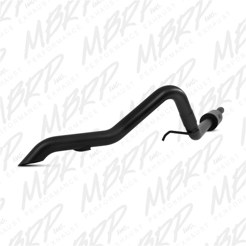 MBRP 2007-2009 Jeep Wrangler (JK) 3.8L V6 4 dr Off-Road Tail Pipe Muffler before Axle - Image 2