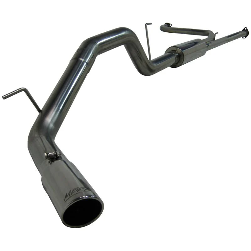 MBRP 2007-2009 Nissan Titan 5.6L EC/CC Cat Back Single Side - Image 2
