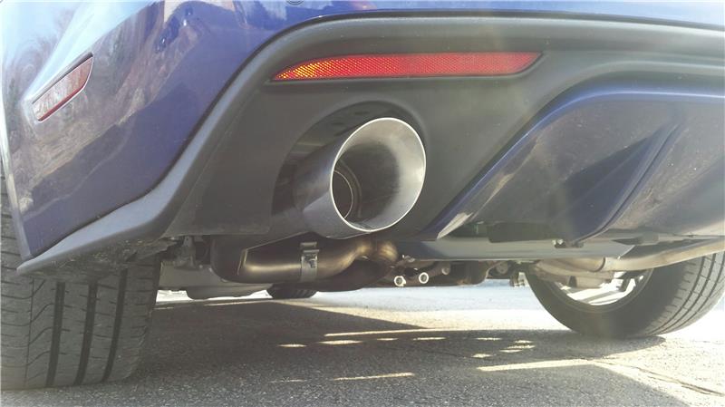 MBRP 2015-2017 Ford Mustang GT 5.0 2-1/2in Axle Back Kit 304 - 4in OD Tips Included - Image 2