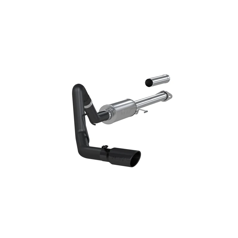 MBRP 2015 Ford F-150 2.7L / 3.5L EcoBoost 3in Cat Back Single Side Black Exhaust System - Image 4