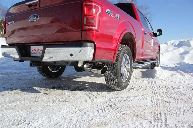 MBRP 2015 Ford F-150 2.7L / 3.5L EcoBoost 4in Cat Back Single Side Alum Exhaust System - Image 3