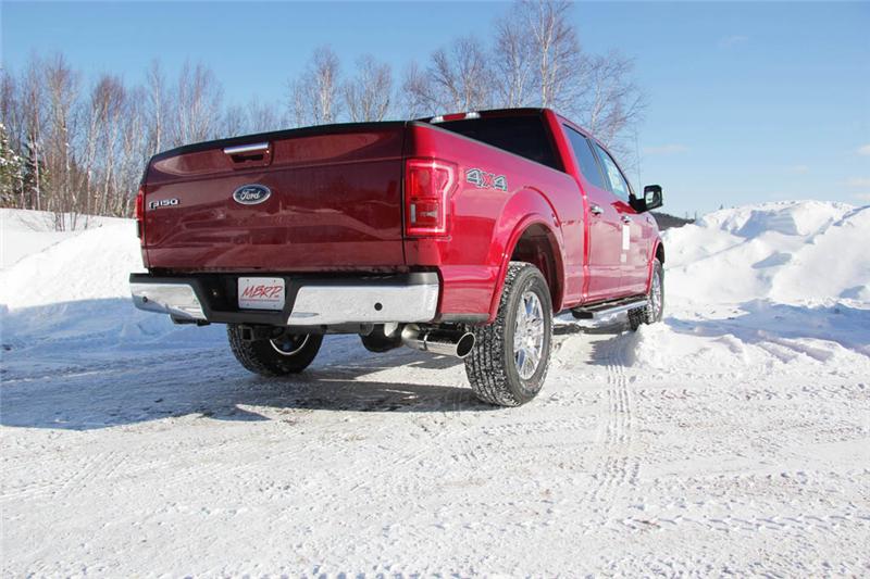 MBRP 2015 Ford F-150 2.7L / 3.5L EcoBoost 4in Cat Back Single Side T409 Exhaust System - Image 3