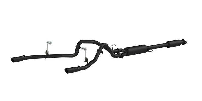 MBRP 2015 Ford F-150 5.0L 3in Cat Back Dual Split Rear Exit Black Exhaust System - Image 3