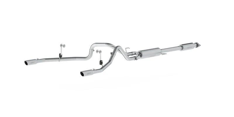 MBRP 2015 Ford F-150 5.0L 3in Cat Back Dual Split Rear Exit T409 Exhaust System - Image 2