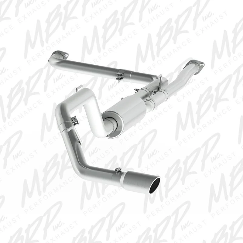 MBRP 2016+ Nissan Titan 5.6L XD 4in Tip 3in AL Cat Back Single Side - Image 3