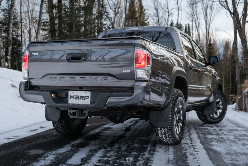 MBRP 2016 Toyota Tacoma 3.5L Cat Back Turn Down Style T409 Exhaust System - Image 7