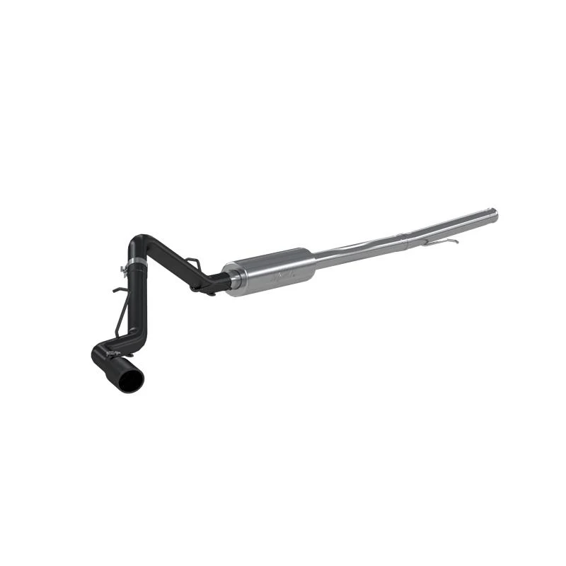 MBRP 2019 Chevrolet/GMC 1500 Silverado/Sierra 4.3L & 5.3L 3 in Cat Back, Single Side (Black Coated) - Image 4