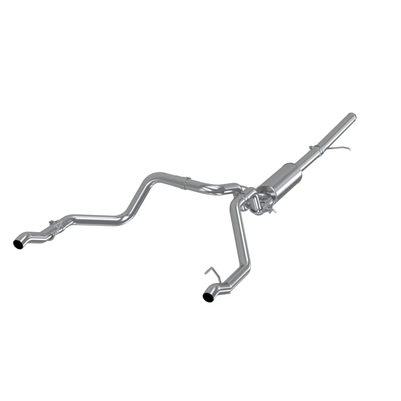 MBRP 2019 Chevrolet Silverado 1500 4.3L/5.3L 2.5in Cat Back Dual Rear Exit - Aluminized - Image 3