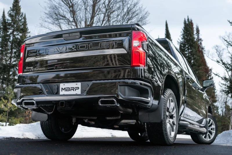 MBRP 2019 Chevrolet Silverado 1500 4.3L/5.3L 2.5in Cat Back Dual Rear Exit - Aluminized - Image 7
