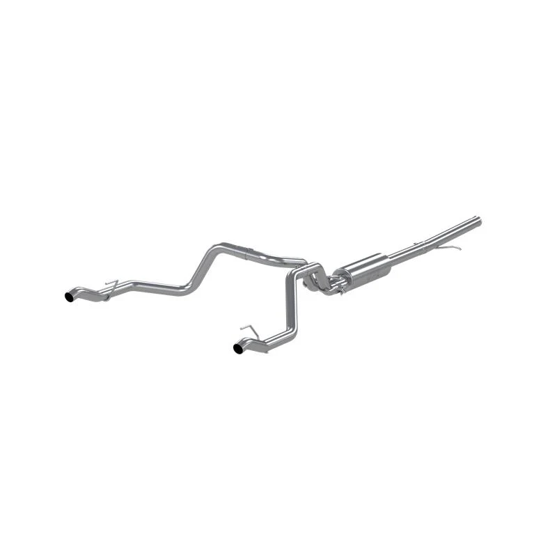 MBRP 2019 Chevrolet Silverado 1500 4.3L/5.3L 2.5in Cat Back Dual Rear Exit - T409