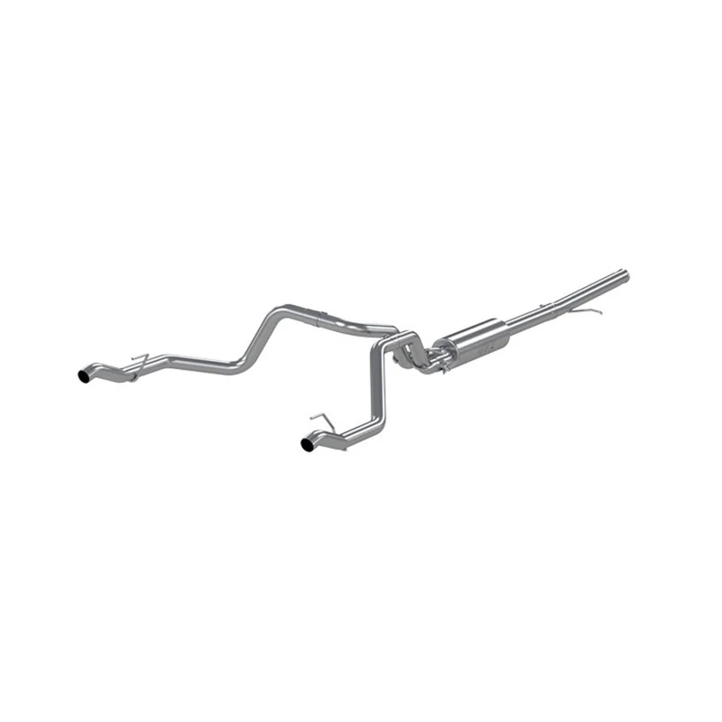 MBRP 2019 Chevrolet Silverado 1500 4.3L/5.3L 2.5in Cat Back Dual Rear Exit - T409 - Image 3