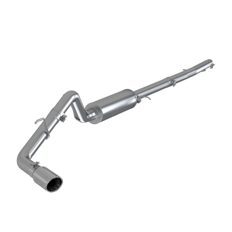 MBRP 2019 Ford Ranger Ecoboost 2.3L 4in OD Tip Single Side Exit 3in AL Cat Back - Image 2