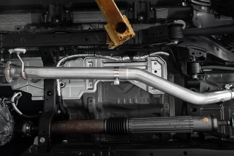 MBRP 2021+ Ford Bronco 2.3L/2.7L EcoBoost 3in Aluminized Steel Catback Exhaust - Image 3