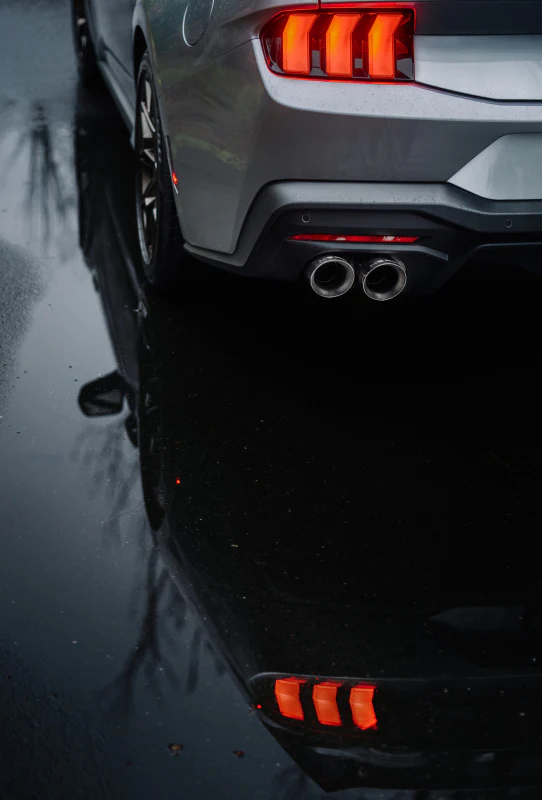 MBRP 2024+ Ford Mustang 5.0L Alum. SS 3in Cat-Back Dual Split Exhaust w/ Quad Tips (Valve Delete) - Image 3