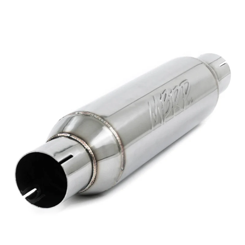 MBRP Universal Resonator 2.5in inlet/outlet 16in body 20in overall T304 - Image 4