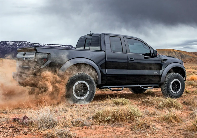 N-Fab Nerf Step 02-08 Dodge Ram 1500/2500/3500 Quad Cab 4 Door - Tex. Black - Cab Length - 3in - Image 2