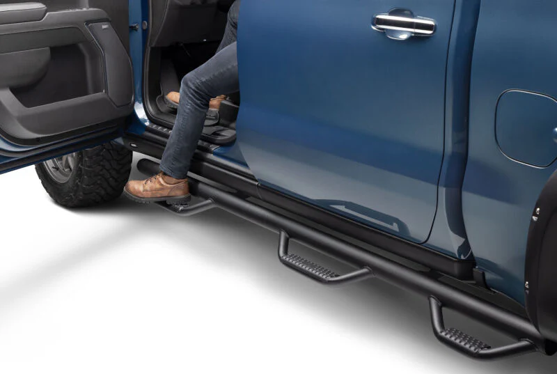 N-Fab Nerf Step 2019 Chevy/GMC 1500 Crew Cab 5ft 8in Bed - Bed Access - Tex. Black - 3in - Image 13