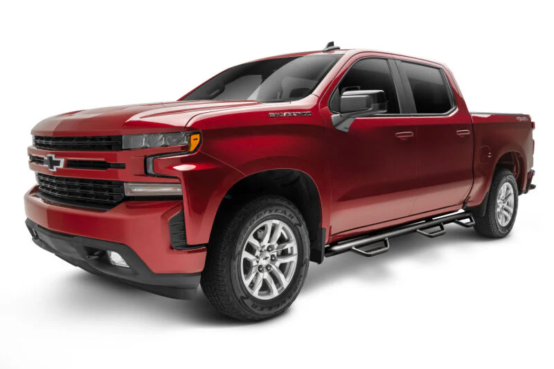 N-Fab Nerf Step 2019 Chevy/GMC 1500 Crew Cab 5ft 8in Bed - Bed Access - Tex. Black - 3in - Image 3