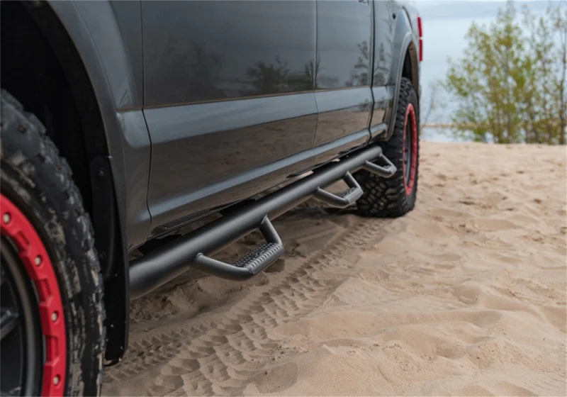 N-Fab Nerf Step 99-16 Ford F-250/350 Super Duty Crew Cab 8ft Bed - Tex. Black - Bed Access - 3in - Image 4
