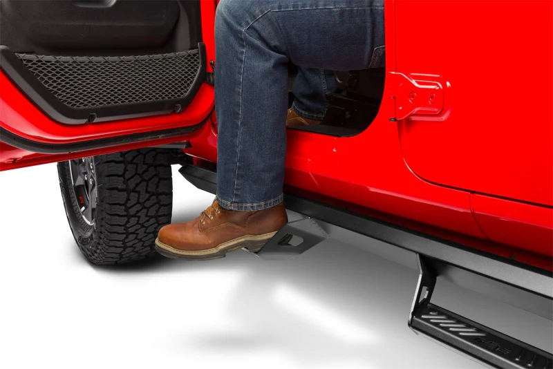 N-Fab Predator Pro Step System 2018 Jeep Wrangler JL 4 Door SUV - Tex. Black - Image 4