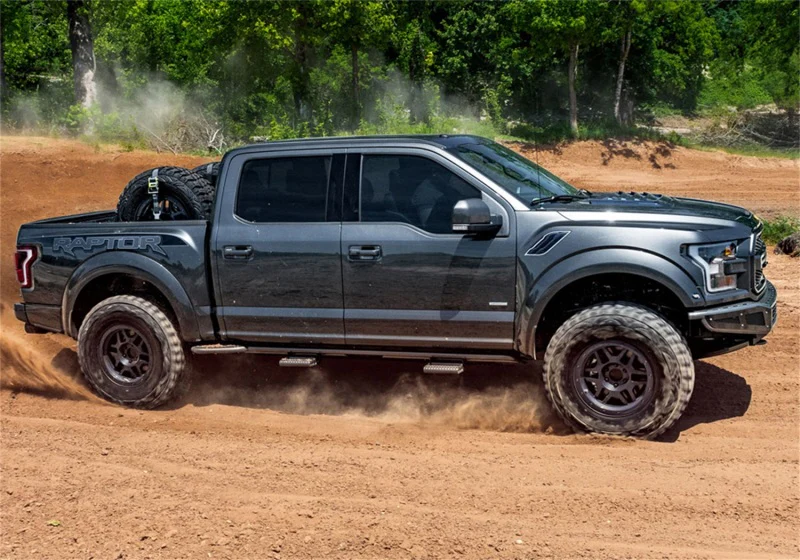 N-Fab RKR Rails 16-17 Toyota Tacoma Double Cab - Tex. Black - 1.75in - Image 6