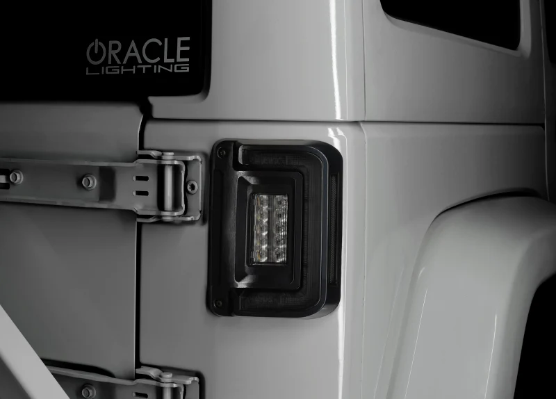 Oracle 07-17 Jeep Wrangler JK Flush Mount LED Tail Lights - Tinted - Image 9