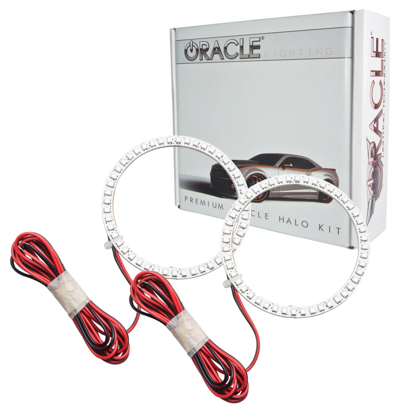 Oracle 07-17 Jeep Wrangler LED Fog Halo Kit - Amber - Image 2
