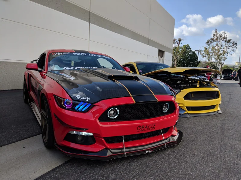 Oracle 15-17 Ford Mustang V6/GT/Shelby Dynamic DRL w/ Halo Kit - ColorSHIFT - Dynamic - Image 10