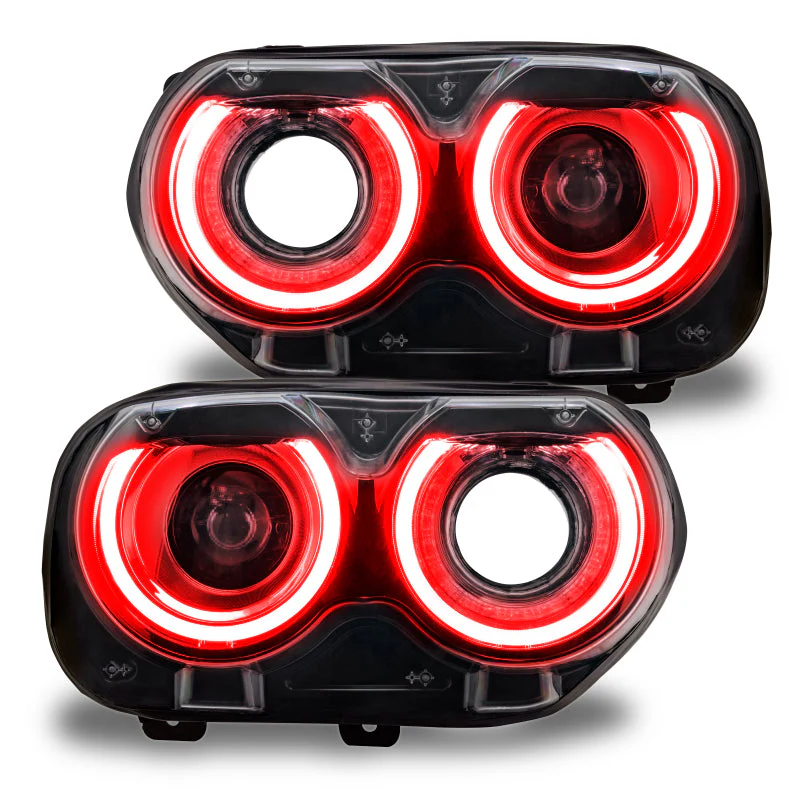 Oracle 15-21 Dodge Challenger RGB+W Headlight DRL Upgrade Kit - ColorSHIFT+W - Image 10