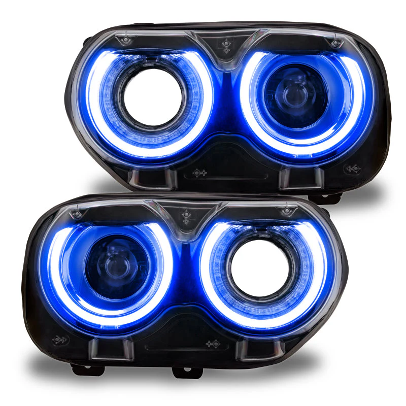 Oracle 15-21 Dodge Challenger RGB+W Headlight DRL Upgrade Kit - ColorSHIFT+W - Image 14