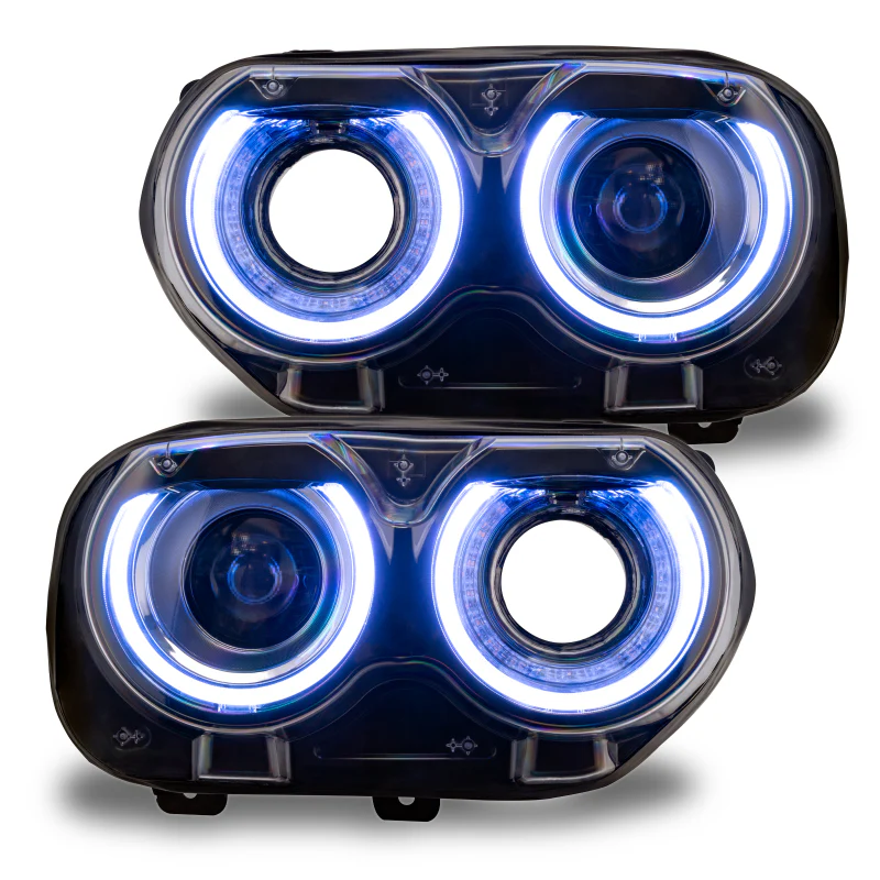 Oracle 15-21 Dodge Challenger RGB+W Headlight DRL Upgrade Kit - ColorSHIFT+W - Image 2
