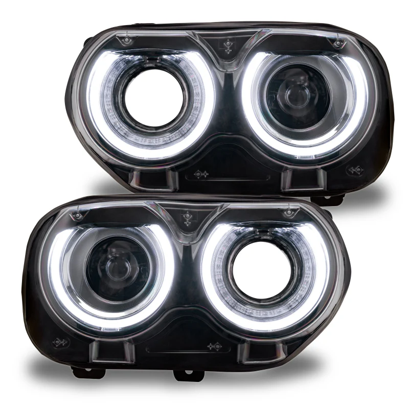 Oracle 15-21 Dodge Challenger RGB+W Headlight DRL Upgrade Kit - ColorSHIFT+W - Image 3