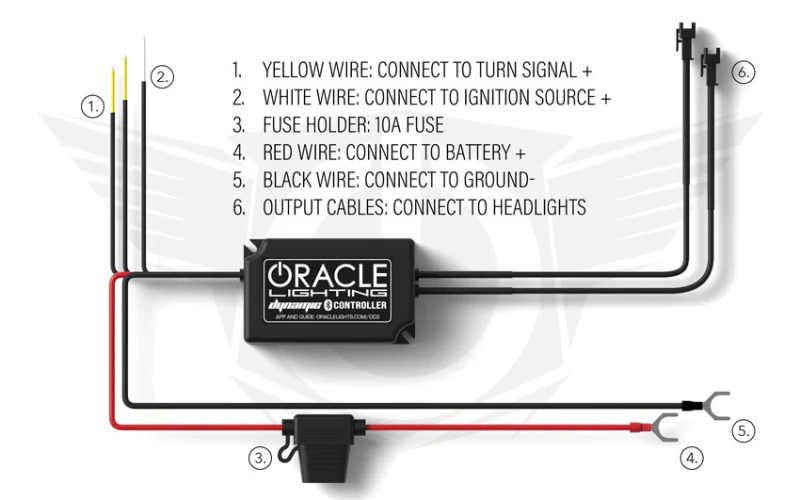 Oracle 18-21 Ford Mustang Dynamic DRL w/ Halo Kit & Sequential Turn Signal - ColorSHIFT - Image 19