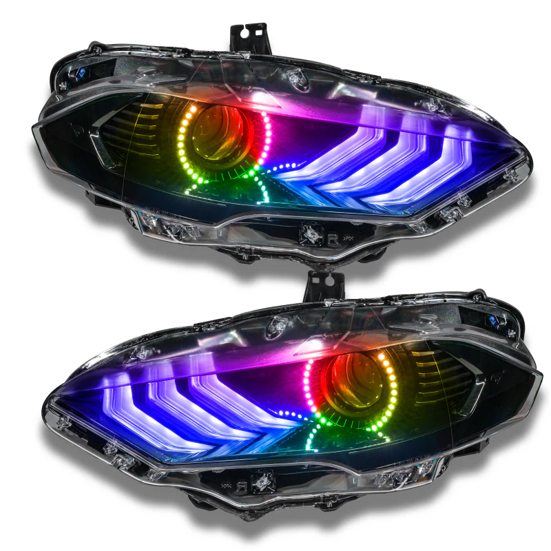 Oracle 18-21 Ford Mustang Dynamic DRL w/ Halo Kit & Sequential Turn Signal - ColorSHIFT - Image 21