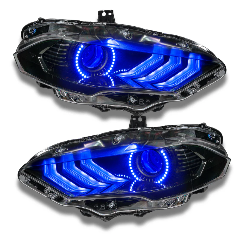 Oracle 18-21 Ford Mustang Dynamic DRL w/ Halo Kit & Sequential Turn Signal - ColorSHIFT - Image 31