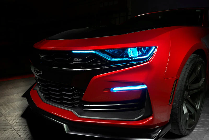 Oracle 19-21 Chevy Camaro SS/RS RGBW+A Headlight DRL Kit - ColorSHIFT w/ BC1 Controller - Image 10