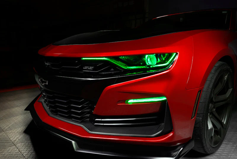 Oracle 19-21 Chevy Camaro SS/RS RGBW+A Headlight DRL Kit - ColorSHIFT w/ BC1 Controller - Image 14