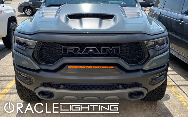 Oracle 19-22 RAM Rebel/TRX Front Bumper Flush LED Light Bar System - Image 7